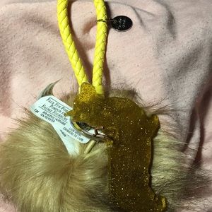🐶Ben🐶 NWT Bag Charm Creative Tails Loops & Threads Faux Fur Corgi 4”